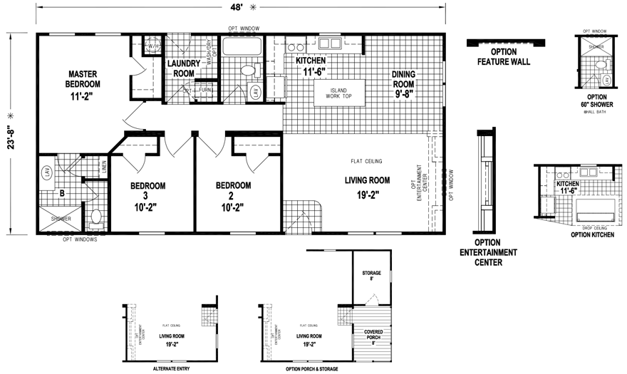 Argonia 24 X 48 1152 Sqft Mobile Home Factory Expo Home